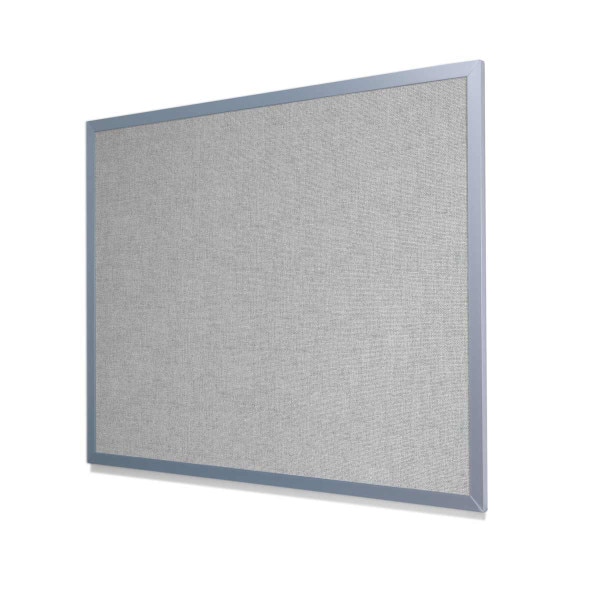 Guilford of Maine FR701 Silver Papier Cork Board with Light Aluminum Frame